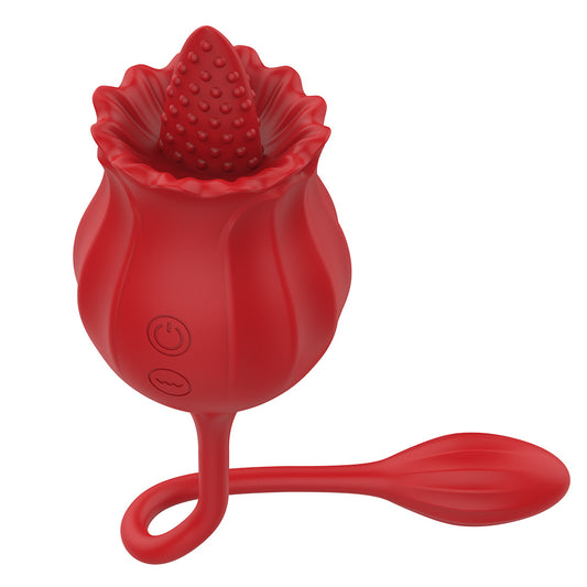 G-Spot Rose Tongue Vagina Vibrator Sex Toys for Women